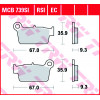 Τακάκια μοτοσυκλέτας TRW MCB739SI