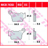 Τακάκια μοτοσυκλέτας TRW MCB743RSI