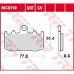 Τακάκια μοτοσυκλέτας TRW MCB748SV thumb