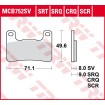 Τακάκια μοτοσυκλέτας TRW MCB752SCR thumb