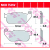 Τακάκια μοτοσυκλέτας TRW MCB753SV