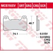 Τακάκια μοτοσυκλέτας TRW MCB755SV thumb