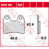 Τακάκια μοτοσυκλέτας TRW MCB766RSI