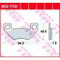 Τακάκια μοτοσυκλέτας TRW MCB773SI thumb