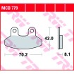 Τακάκια μοτοσυκλέτας TRW MCB779 thumb