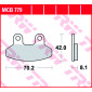 Τακάκια μοτοσυκλέτας TRW MCB779 thumb