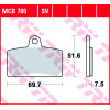 Τακάκια μοτοσυκλέτας TRW MCB780SV