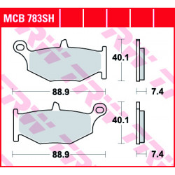 Τακάκια μοτοσυκλέτας TRW MCB783SH