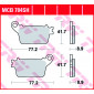 Τακάκια μοτοσυκλέτας TRW MCB784SH thumb