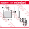 Τακάκια μοτοσυκλέτας TRW MCB789SV