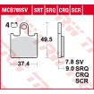 Τακάκια μοτοσυκλέτας TRW MCB789SV thumb