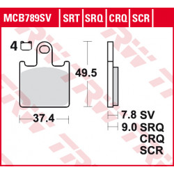 Τακάκια μοτοσυκλέτας TRW MCB789SV