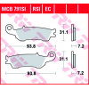 Τακάκια μοτοσυκλέτας TRW MCB791RSI
