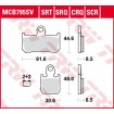 Τακάκια μοτοσυκλέτας TRW MCB795SCR Τακάκια μοτοσυκλέτας TRW MCB795SCR thumb