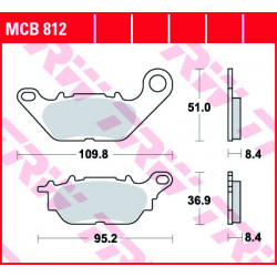 Τακάκια μοτοσυκλέτας TRW MCB812