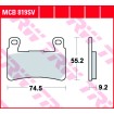 Τακάκια μοτοσυκλέτας TRW MCB819SV thumb
