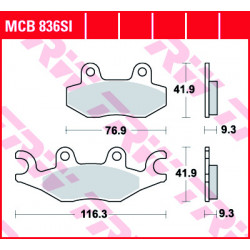Τακάκια μοτοσυκλέτας TRW MCB836SI