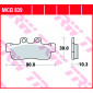 Τακάκια μοτοσυκλέτας TRW MCB839 thumb