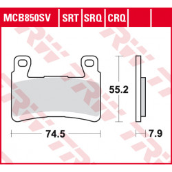 Τακάκια μοτοσυκλέτας TRW MCB850CRQ Τακάκια μοτοσυκλέτας TRW MCB850CRQ