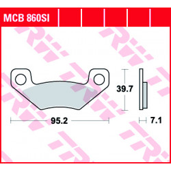 Τακάκια μοτοσυκλέτας TRW MCB860SI