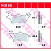 Τακάκια μοτοσυκλέτας TRW MCB882 thumb