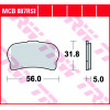 Τακάκια μοτοσυκλέτας TRW MCB887RSI