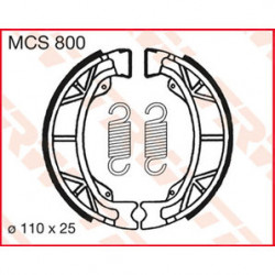 Τακάκια μοτοσυκλέτας TRW MCS800