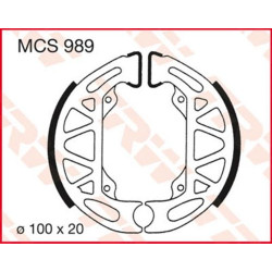 Τακάκια μοτοσυκλέτας TRW MCS989 Τακάκια μοτοσυκλέτας TRW MCS989