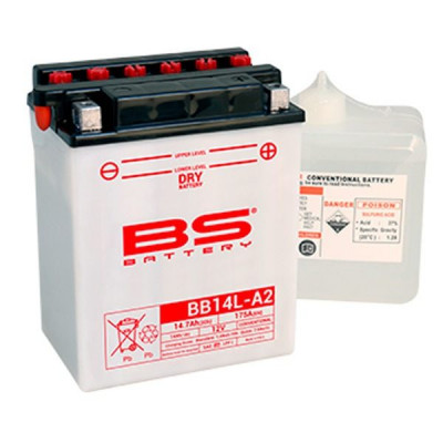 Μπαταρία μοτοσυκλέτας BS 12V - BB14L-A2