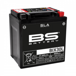 Μπαταρία μοτοσυκλέτας BS 12V - BIX30L SLA