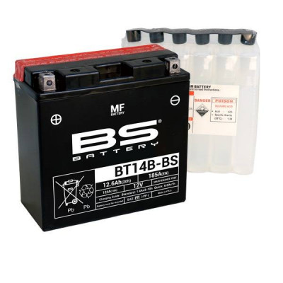 Μπαταρία μοτοσυκλέτας BS 12V - BT14B-BS