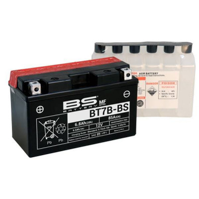 Μπαταρία μοτοσυκλέτας BS 12V - BT7B-BS