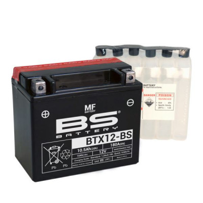 Μπαταρία μοτοσυκλέτας BS 12V - BTX12-BS