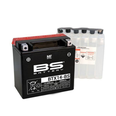 Μπαταρία μοτοσυκλέτας BS 12V - BTX14-BS