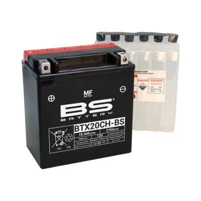 Μπαταρία μοτοσυκλέτας BS 12V - BTX20CH-BS