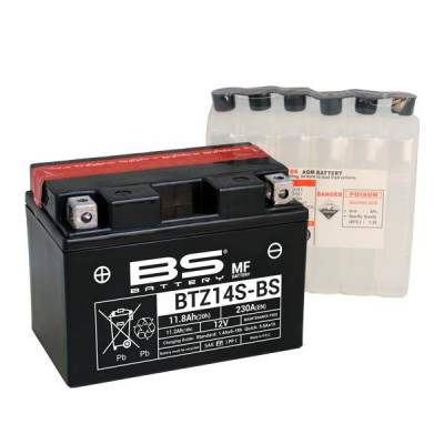Μπαταρία μοτοσυκλέτας BS 12V - BTZ14S-BS