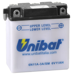 Μπαταρία μοτοσυκλέτας Unibat 6V - 6N11A-3A