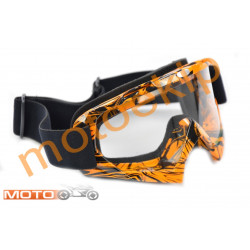 Μάσκα για motocross ORANGE A00027