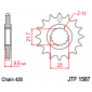 Γρανάζι κίνησης εμπρός JTF1587.19 thumb