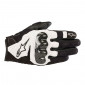 Γάντια μοτοσυκλέτας ALPINESTARS SMX-1 AIR V2 ΛΕΥΚΑ/ΜΑΥΡΑ thumb