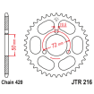 Γρανάζι πίσω κίνησης JT Sprockets JTR216.45 Γρανάζι πίσω κίνησης JT Sprockets JTR216.45 thumb