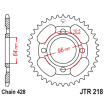 Γρανάζι πίσω κίνησης JT Sprockets JTR218.44 thumb