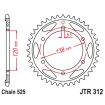Γρανάζι πίσω κίνησης JT Sprockets JTR312.38 Γρανάζι πίσω κίνησης JT Sprockets JTR312.38 thumb