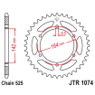 Γρανάζι πίσω κίνησης JT Sprockets JTR1074.44 thumb