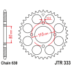 Γρανάζι πίσω κίνησης JT Sprockets JTR333.38 Γρανάζι πίσω κίνησης JT Sprockets JTR333.38 thumb