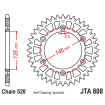 Γρανάζι πίσω κίνησης JT Sprockets JTA808.47 BLK thumb