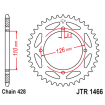 Γρανάζι πίσω κίνησης JT Sprockets JTR1466.47 Γρανάζι πίσω κίνησης JT Sprockets JTR1466.47 thumb