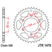 Γρανάζι πίσω κίνησης JT Sprockets JTR1478.43 thumb