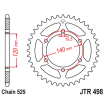Γρανάζι πίσω κίνησης JT Sprockets JTR498.46 thumb