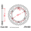 Γρανάζι πίσω κίνησης JT Sprockets JTA822.49 BLK thumb